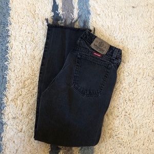 VINTAGE WASHED BLACK WRANGLER 27 WAIST